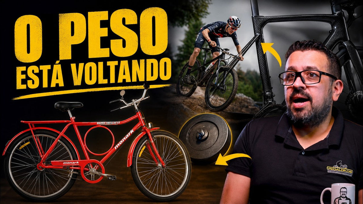 Fábio Lopes explica como peso, centro de gravidade e estabilidade influenciam uma bicicleta de downhill