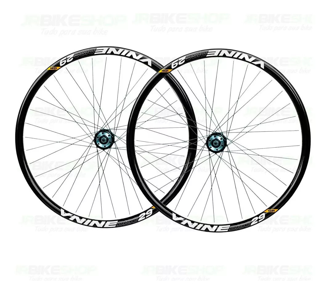 RODAS VZAN VNINE ARO 29 CUBO CASSETE DISC - EIXO 9MM -PRETO
