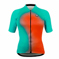 CAMISA CICLISMO FREE FORCE START ALL FIT FEMININA - VERDE LARANJA - M