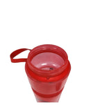 GARRAFA HIDRATAÇÃO EL 650ML BOCA LARGA COM ALÇA VERMELHO/PRETO