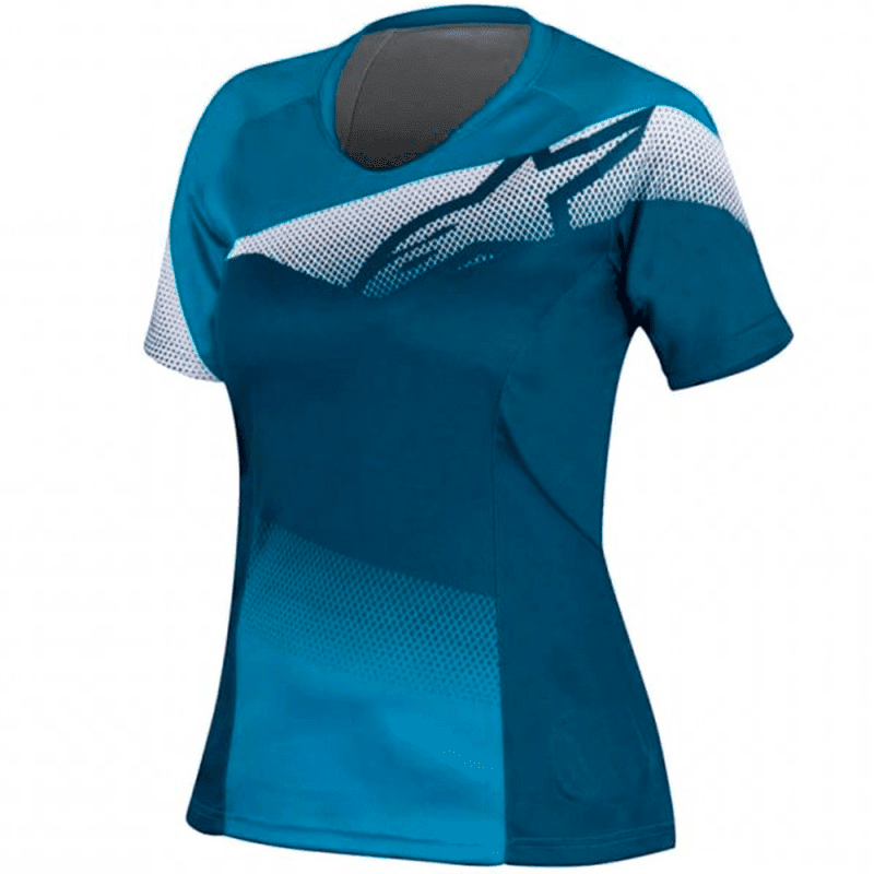 CAMISA CICLISMO ALPINESTARS STELLA FEMININA - AZUL - G