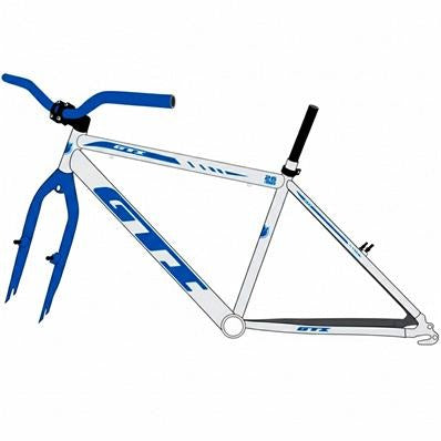 QUADRO 26 GTI GARFO E KIT GTI EM AÇO BRANCO/AZUL