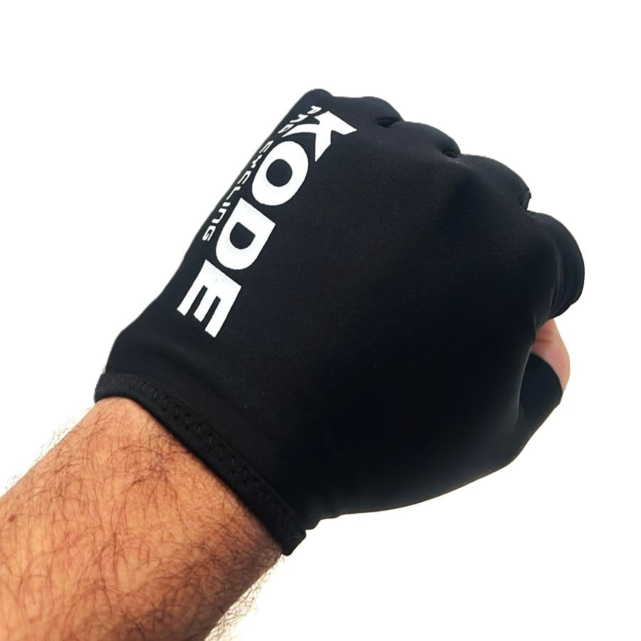 Luva Aberta Kode Cycling Pro Gel Preto/Cinza - GG