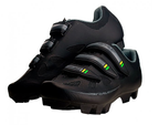 SAPATILHA CICLISMO MTB M-329 ( 44 BR) - PRETO/VERDE/AMARELO