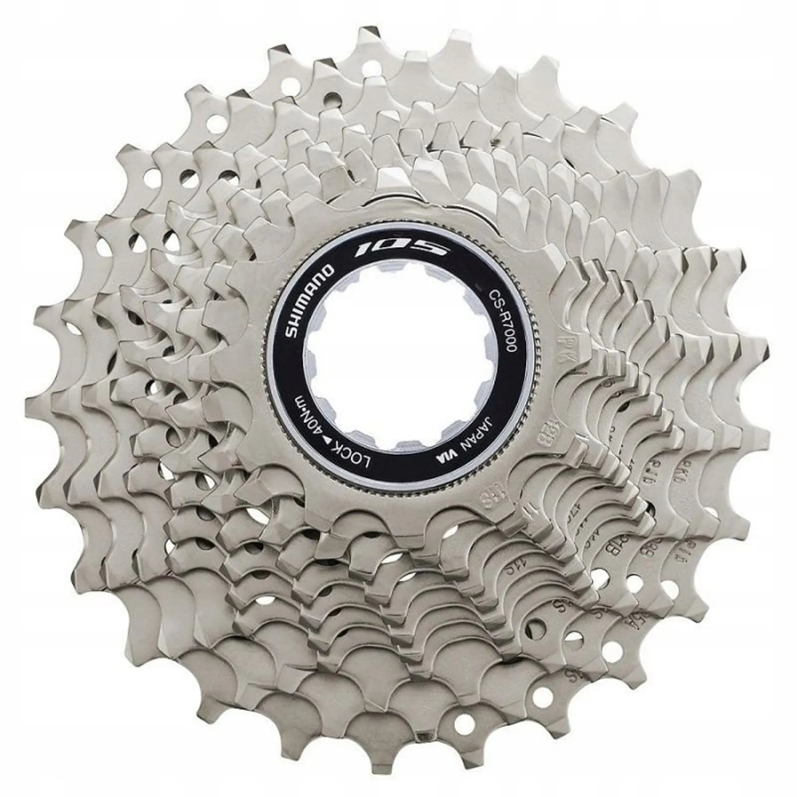 Cassete 11v Shimano 105 R7000 11/30d (icsr700011130) - Prata