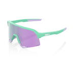Oculos 100% S3 - Soft Tact Mint - Hiper Lavender Mirror Lens