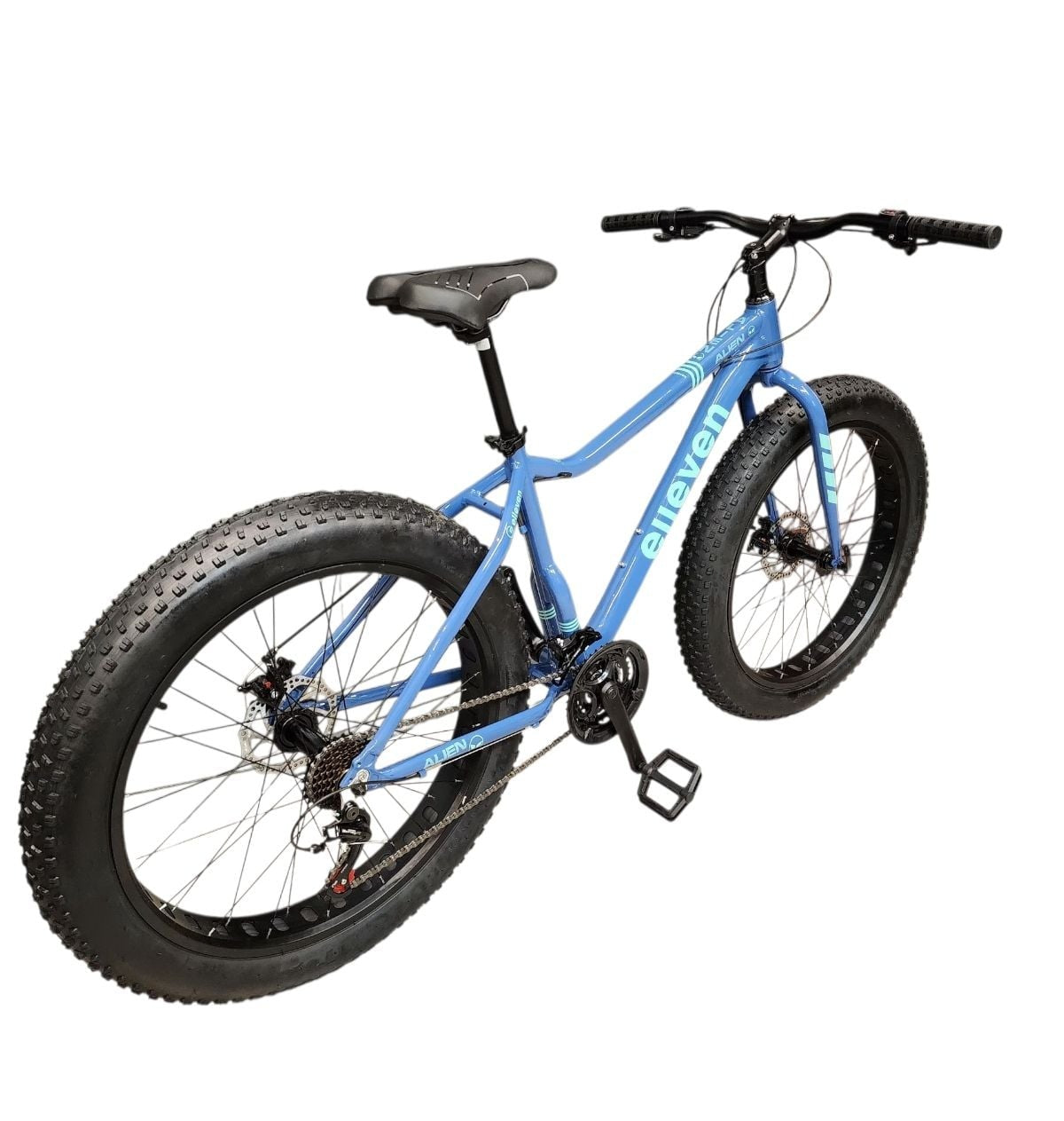 BICICLETA 26 ELLEVEN ALIEN FAT BIKE 21V SHIMANO AZUL/VERDE