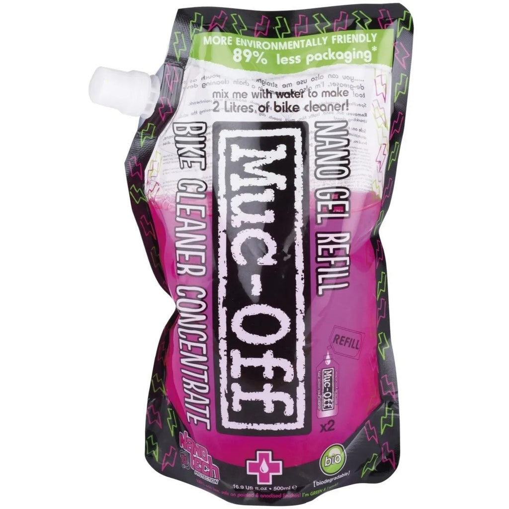 REFIL LIMPADOR BIODEGRADAVEL NANOTECH - 500ML (RENDE 02 LITROS) - MUC-OFF