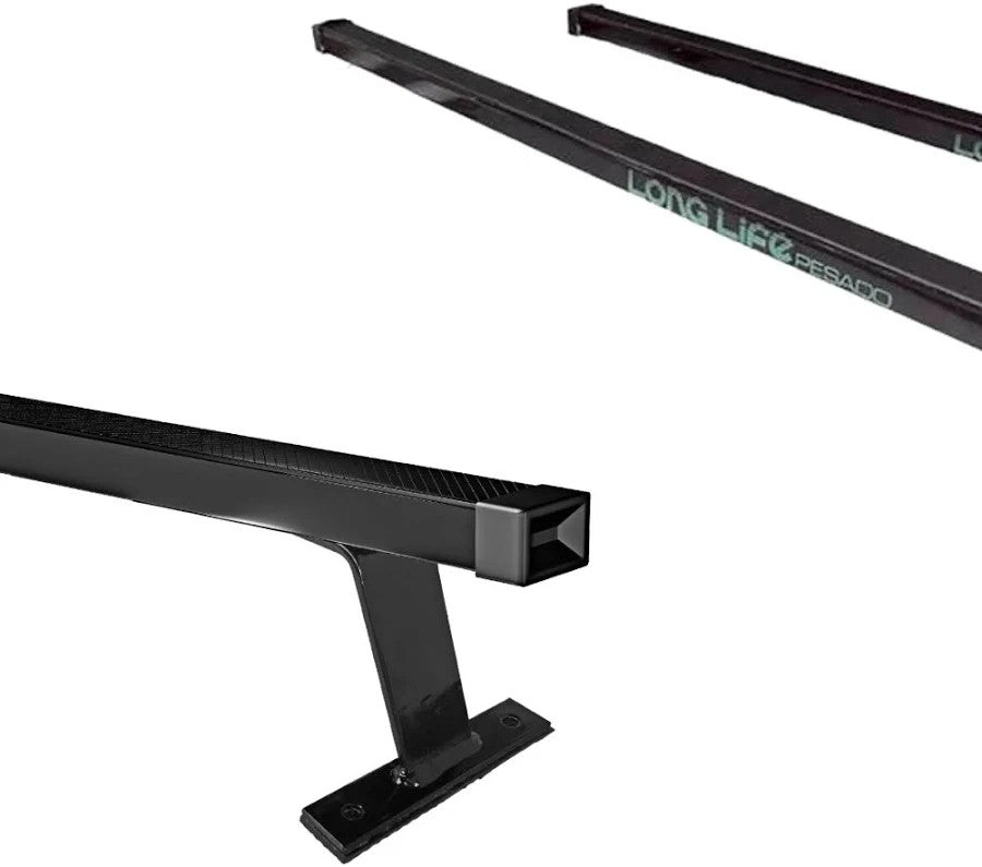 RACK DE TETO LONG LIFE AÇO P/ FURGÕES E VANS FURA TETO - BARRA 2000 MM / FURGÕES MAIORES E CARROCERIAS GRANDES. (VAN2.0)