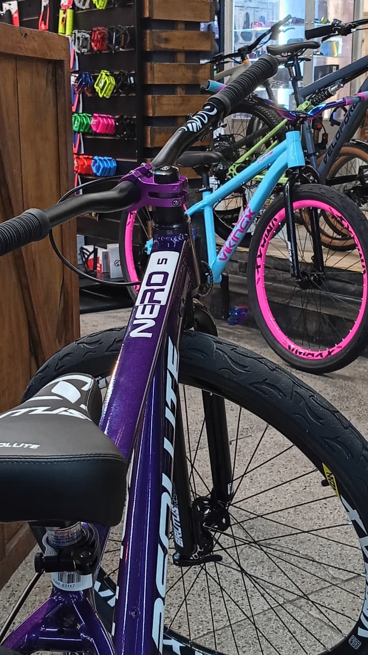 BICICLETA 26 ABSOLUTE NERO 5 GRAU SINGLE SPEED ROXO S (15)