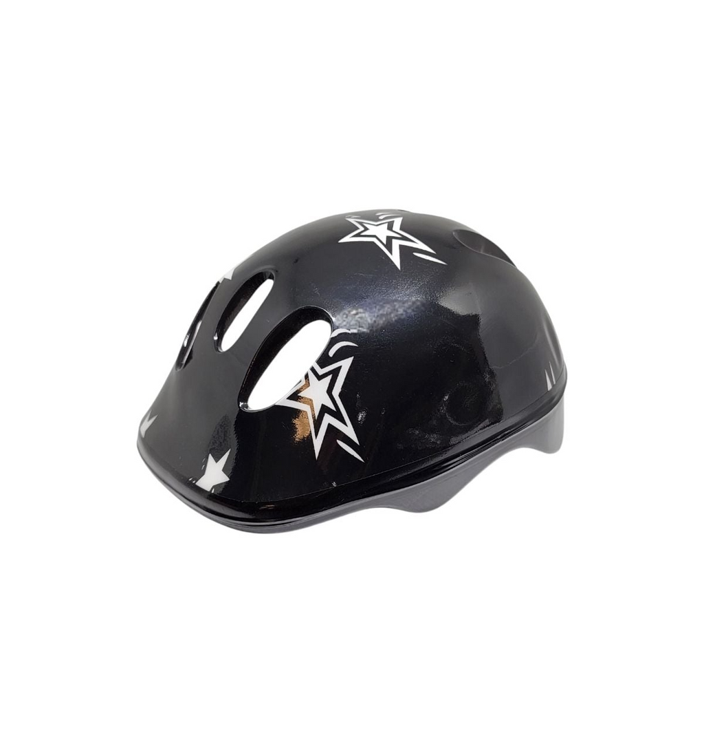 CAPACETE ELLEVEM MTB INFANTIL BASIC TAM. ÚNICO - PRETO