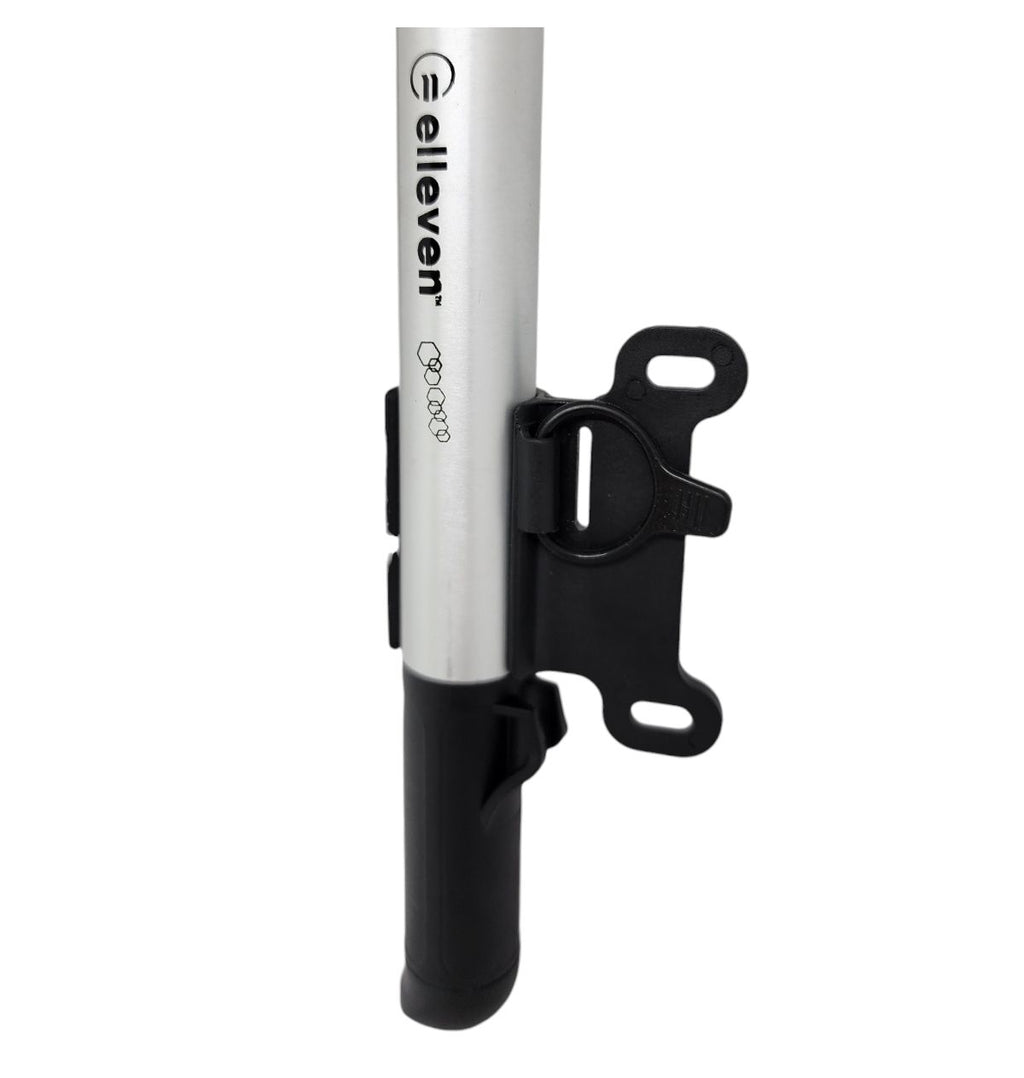 Bomba Mini Aluminio Com Mangueira E Manometro 80 Psi Elleven