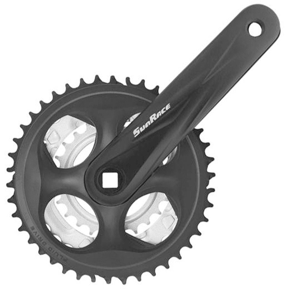 PEDIVELA SUN RACE 9V M500 24/34/42 170MM - PRETO