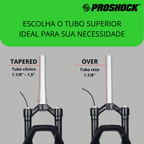 SUSPENSÃO ULTRA XC TRAVA NO GUIDÃO SPIDER ARO 29 EIXO 9X100 PRETA BRILHANTE