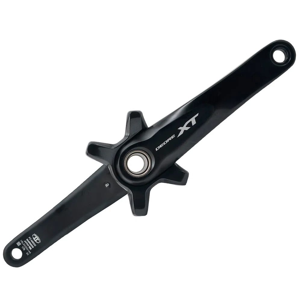 PEDIVELA SHIMANO XT 11v 1x11 2x11 FC-M8000 HOLLOWTECH S/COROA (175MM) - PRETO