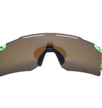 Oculos Ciclismo Xq550 Lente Policarbonato Colors Uv400 Verde Agua