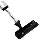 Bomba Mini Barril Aluminio Bico Duplo Com Manometro Cabo "t" 100 Psi