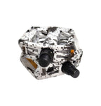 PEDAL PLATAFORMA 9/16 EM NYLON ESFERADO CAMUFLADO COM REFLETOR PRETO/CINZA