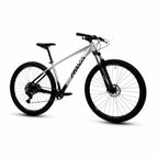 BICICLETA 29 RAVA RAKAN SHIMANO CUES 9V FREIO MT200 HIDRAULICO CINZA/PRETO M-17