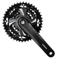 PEDIVELA SHIMANO TOURNEY TX801 6/7/8V (28/38/48) 175MM - PRETO