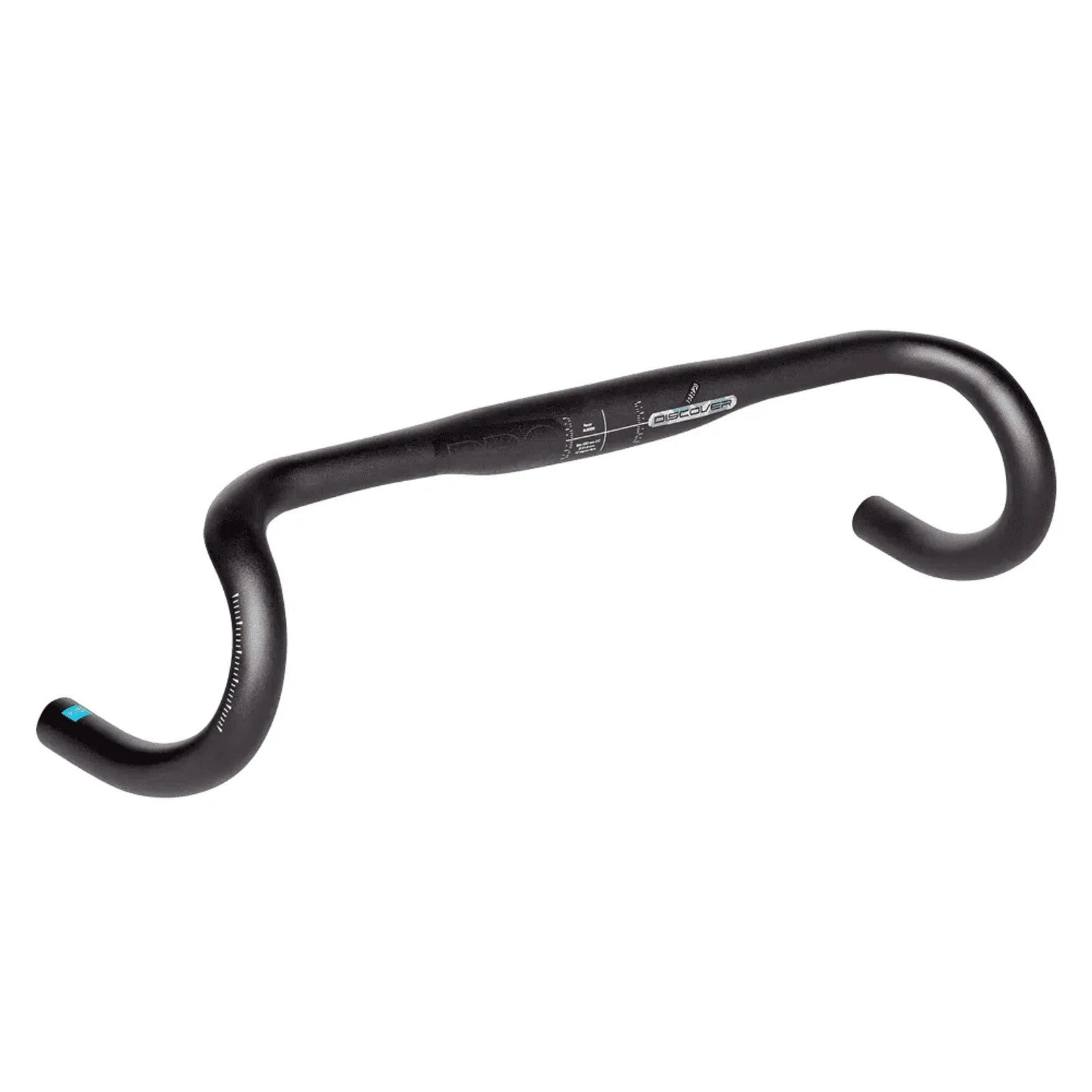 GUIDÃO 31,8 SHIMANO PRO DISCOVER GRAVEL 12DR SWEEP - PRETO - (420mm)