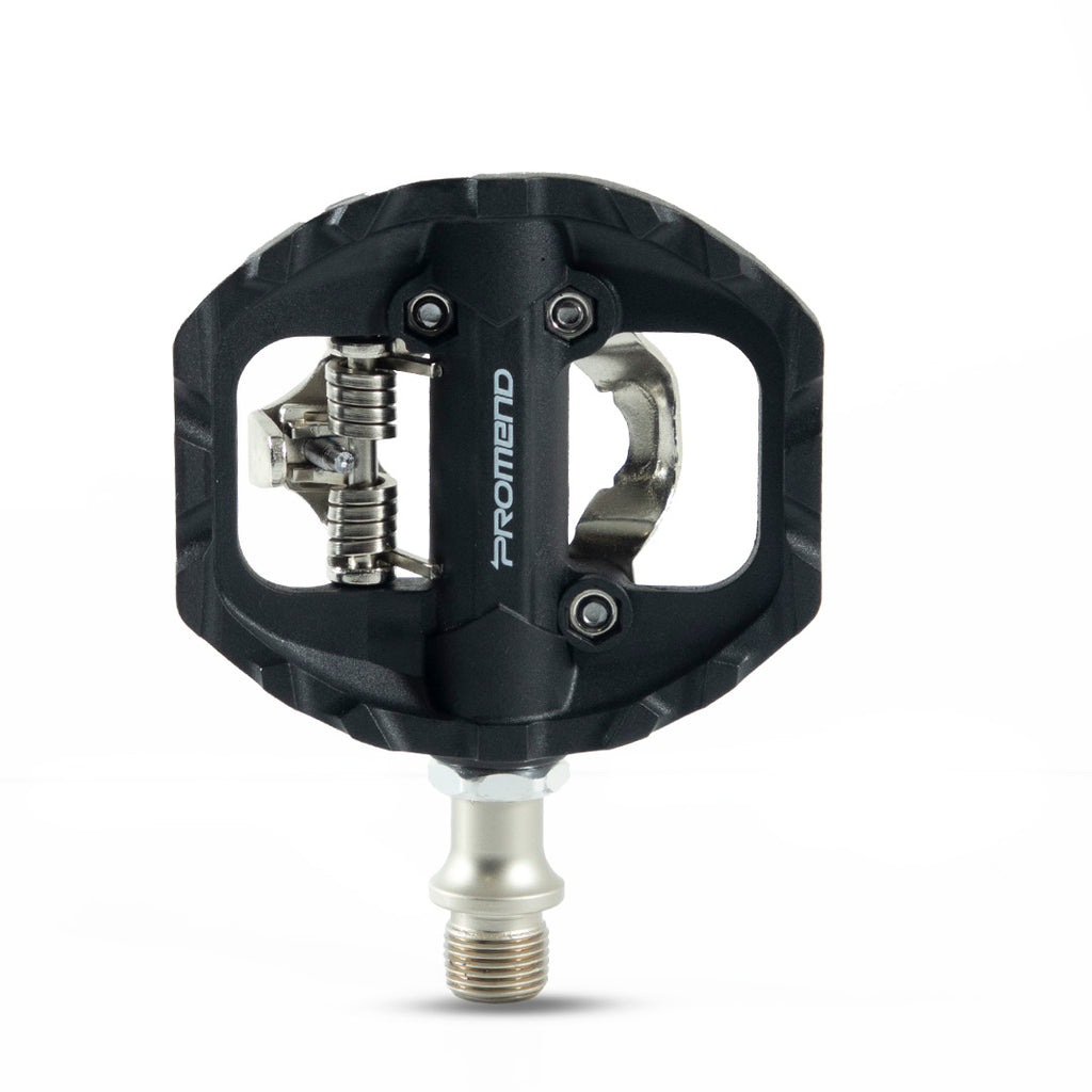 PEDAL 9/16 DUPLA FACE CLIP PLATAFORMA PROMEND PD-F91 C/ TAQUINHOS - PRETO