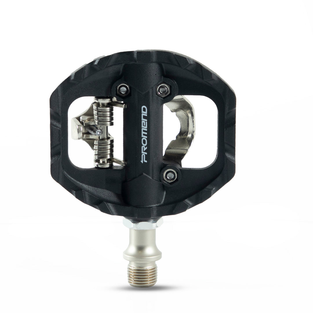 PEDAL 9/16 DUPLA FACE CLIP PLATAFORMA PROMEND PD-F91 C/ TAQUINHOS - PRETO