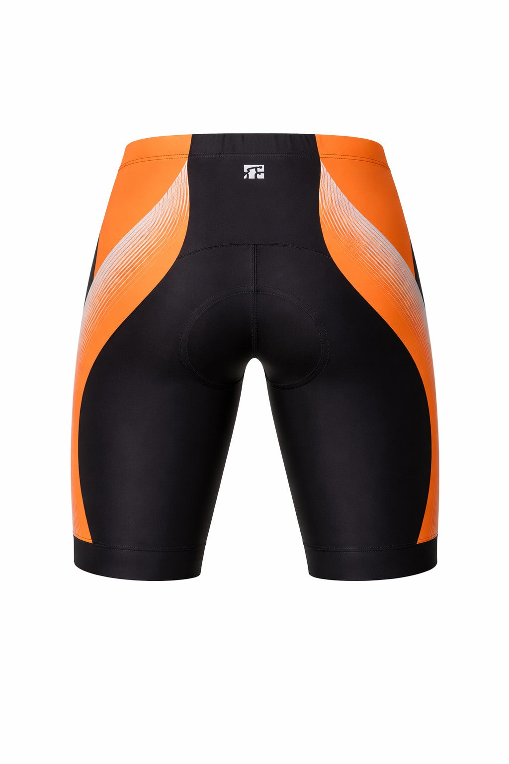 Bermuda de Ciclismo Juvenil Elite UV Preto/Laranja 12 Anos