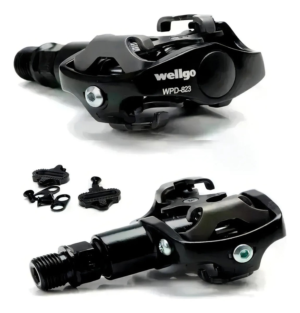 PEDAL CLIP WELLGO MTB WPD-823 COM TAQUINHO