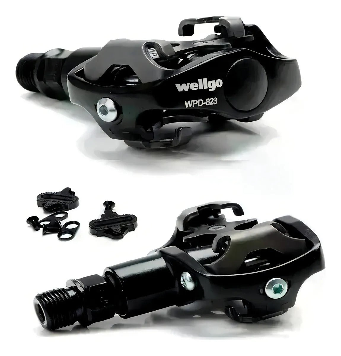 PEDAL CLIP WELLGO MTB WPD-823 COM TAQUINHO