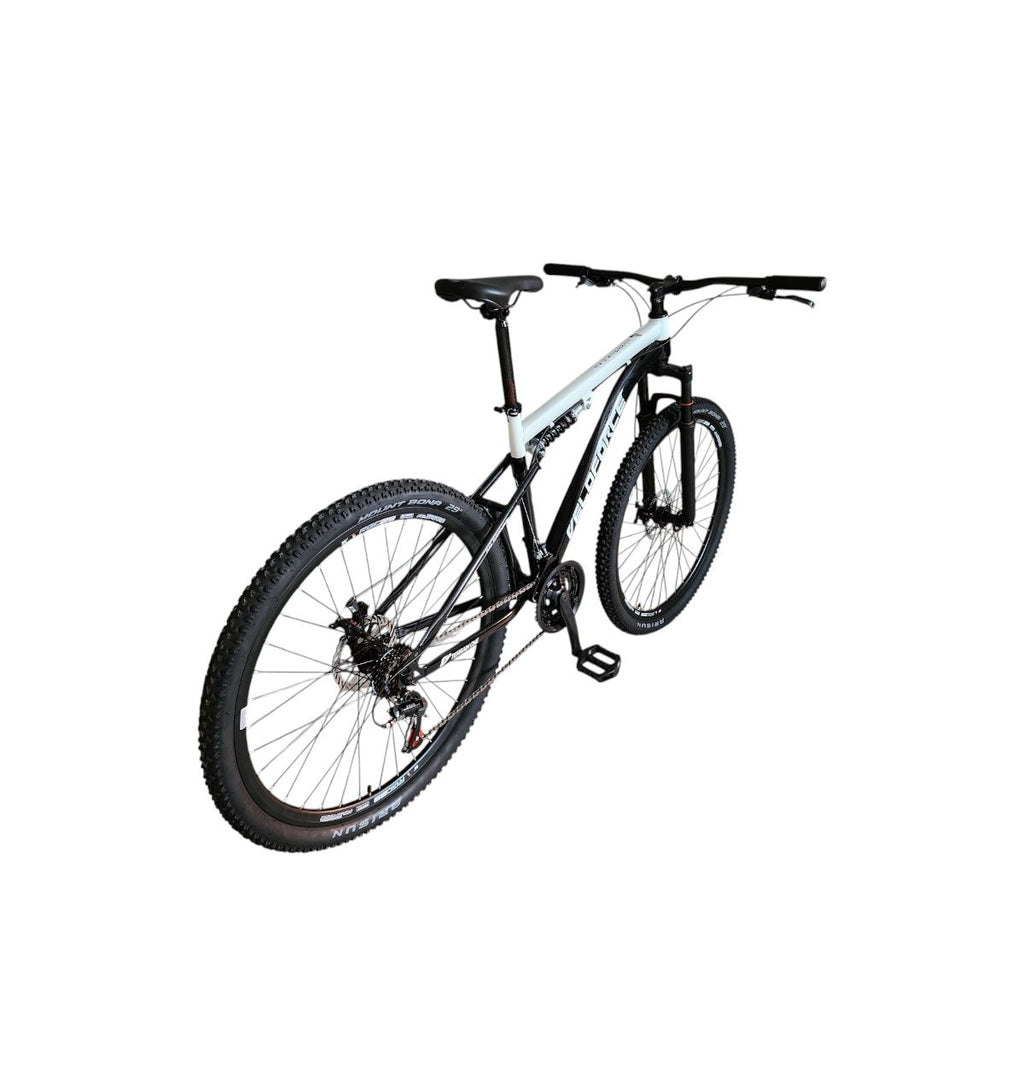 BICICLETA 29 MTB VELOFORCE TERRAIN FULL 21V DISCO T19 PRETO/BRANCO