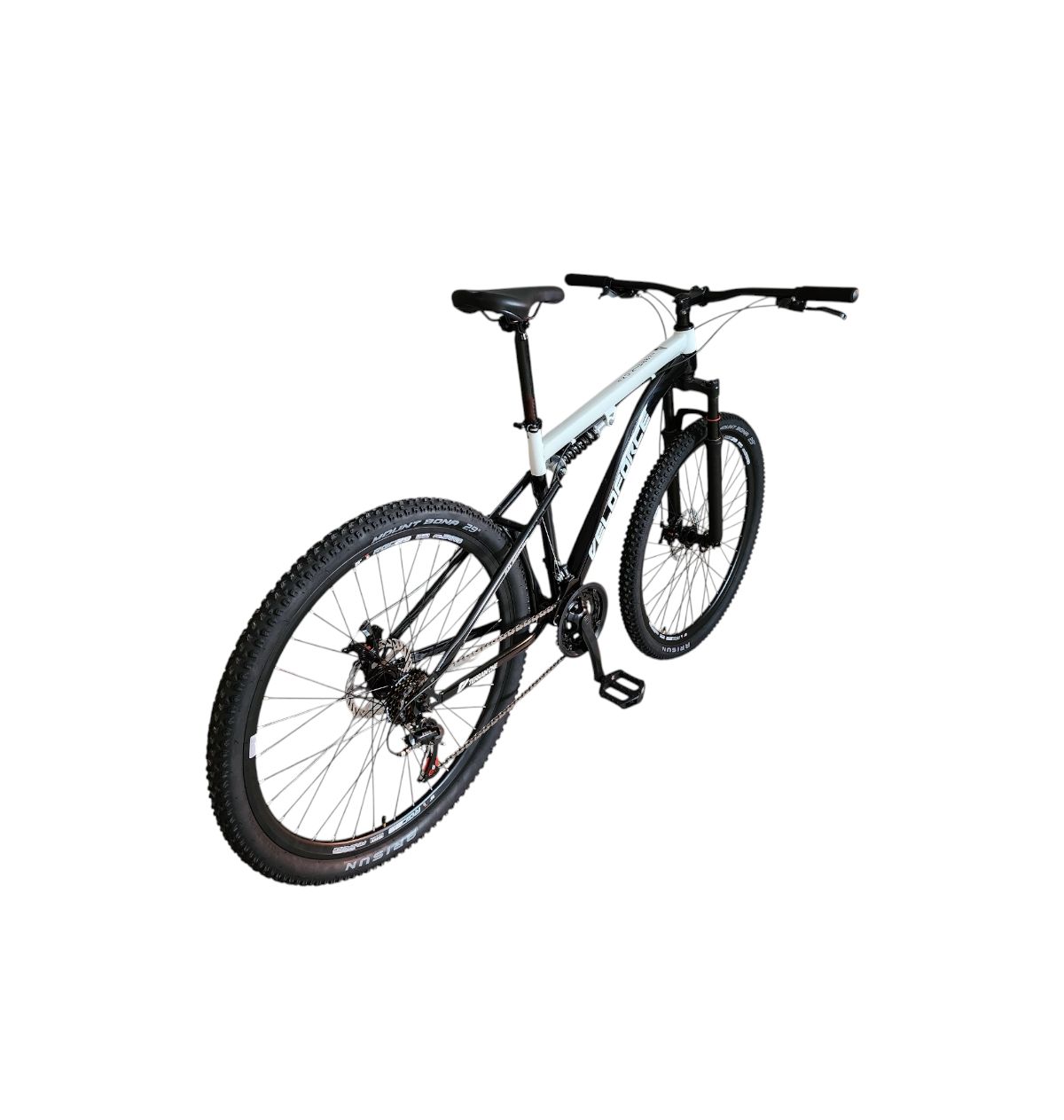 BICICLETA 29 MTB VELOFORCE TERRAIN FULL 21V DISCO T19 PRETO/BRANCO