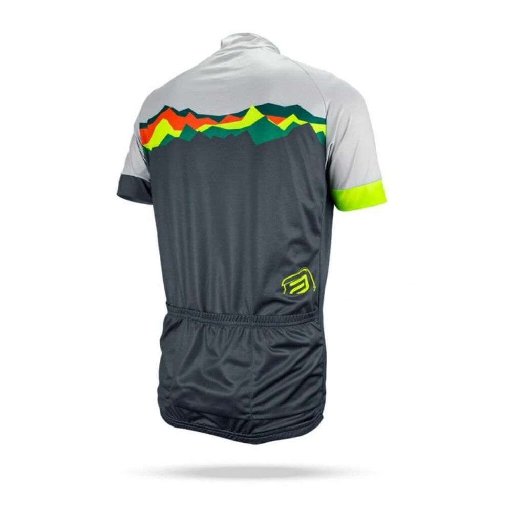 CAMISA CICLISMO ASW FUN PEAK - Verde/Cinza- P