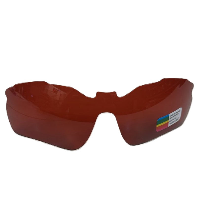 LENTE DE REPOSIÇÃO P/ OCULOS CICLISMO POLICARBONATO MARROM POLARIZADO