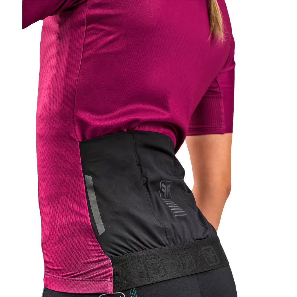 Camisa Ciclismo Free Force Start All Fit Feminina - Roxo - M