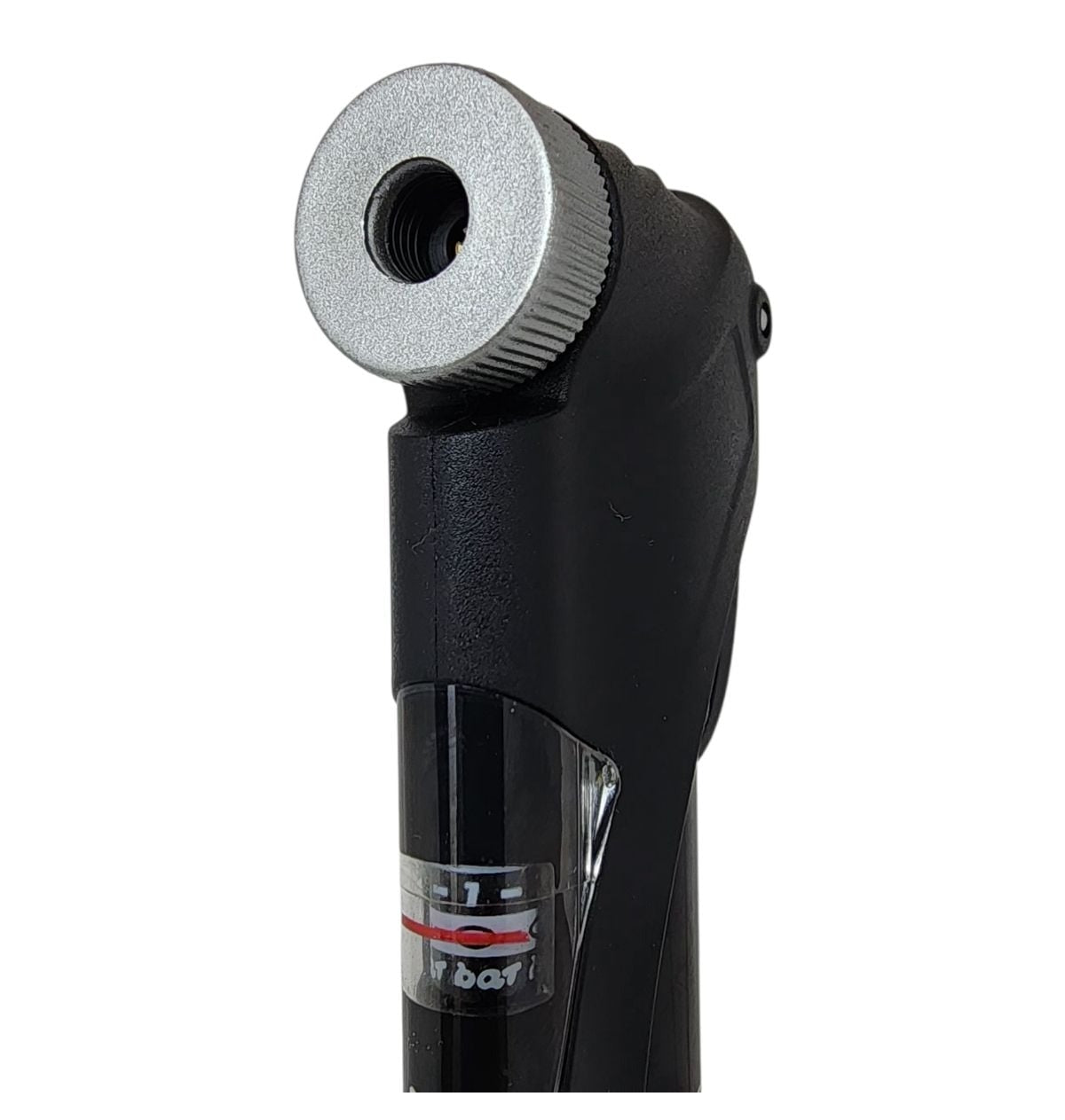Bomba De Ar Elleven Mini Barril Aluminio Automatica  Manometro Cabo "t" Two Way100 Psi