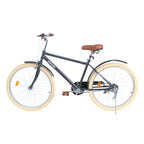 Bicicleta 24 Elleven Rover 2026 Aço Cinza/Branco