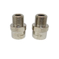 EXTENSOR DE PEDAL 16MM 9/16 INOX PRATA