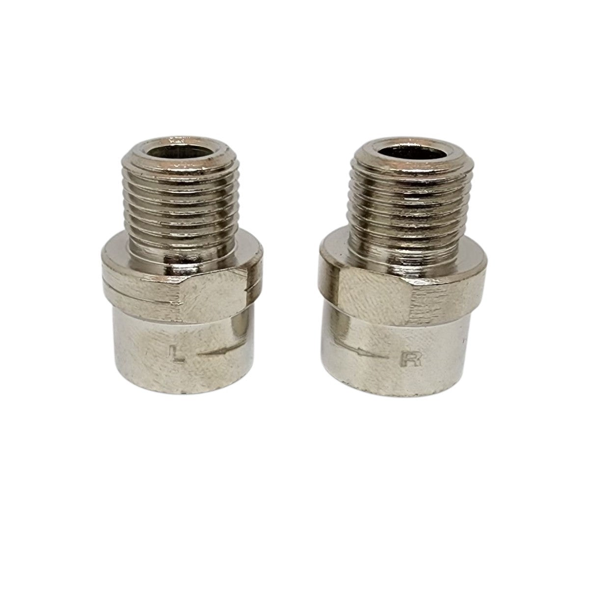 EXTENSOR DE PEDAL 16MM 9/16 INOX PRATA
