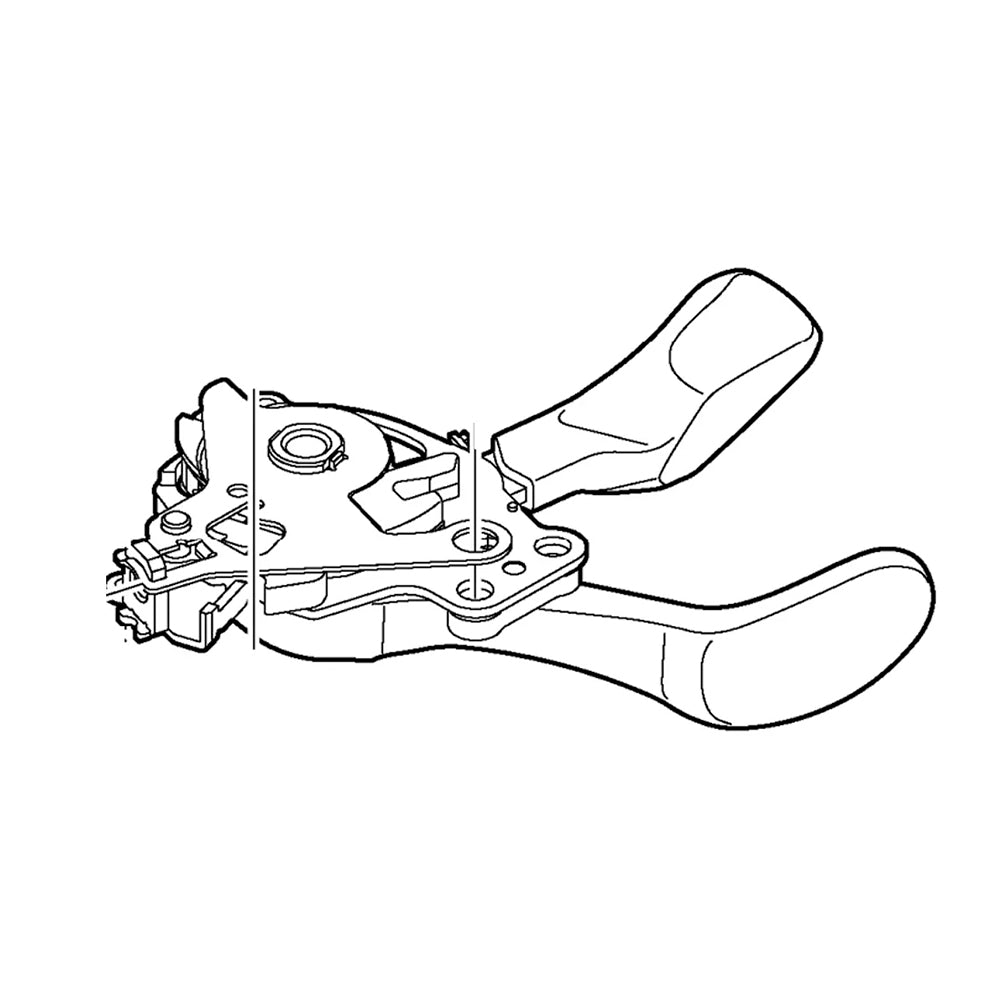 UNIDADE INTERNA PARA ALAVANCA DE CÂMBIO SHIMANO SAINT SL-M810 DIREITO (Y6R198010)