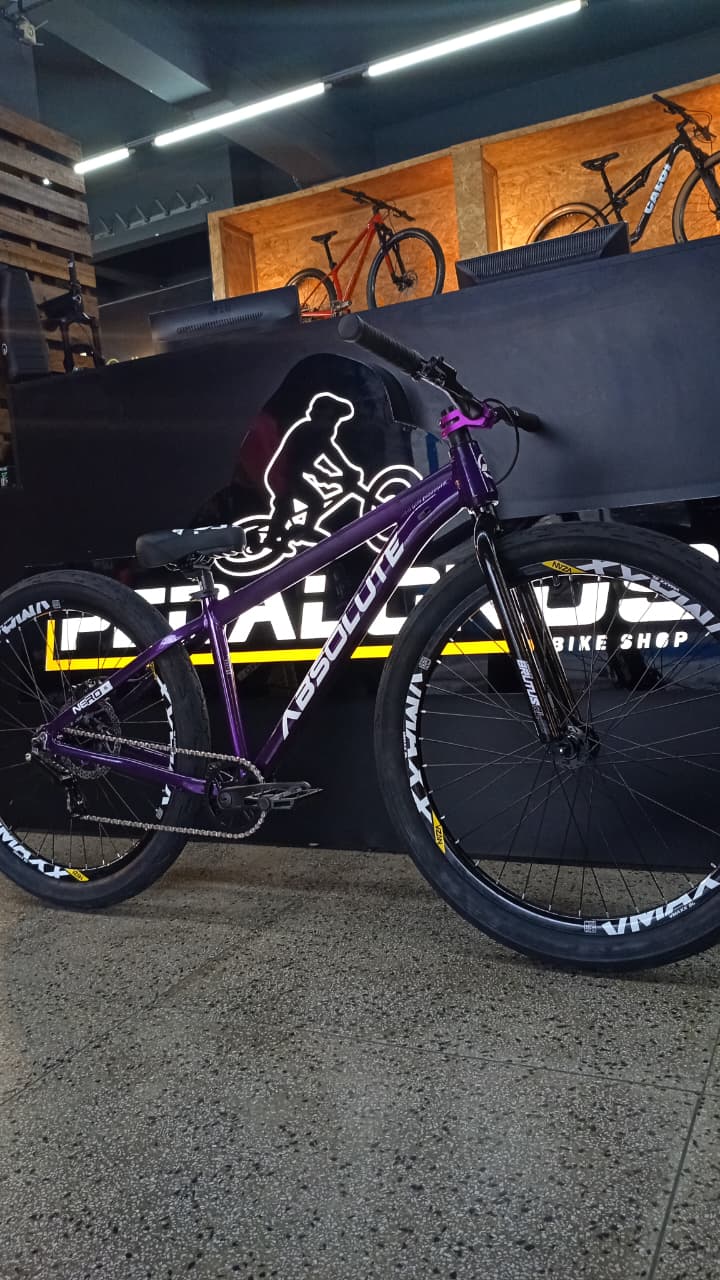 BICICLETA 26 ABSOLUTE NERO 5 GRAU SINGLE SPEED ROXO S (15)