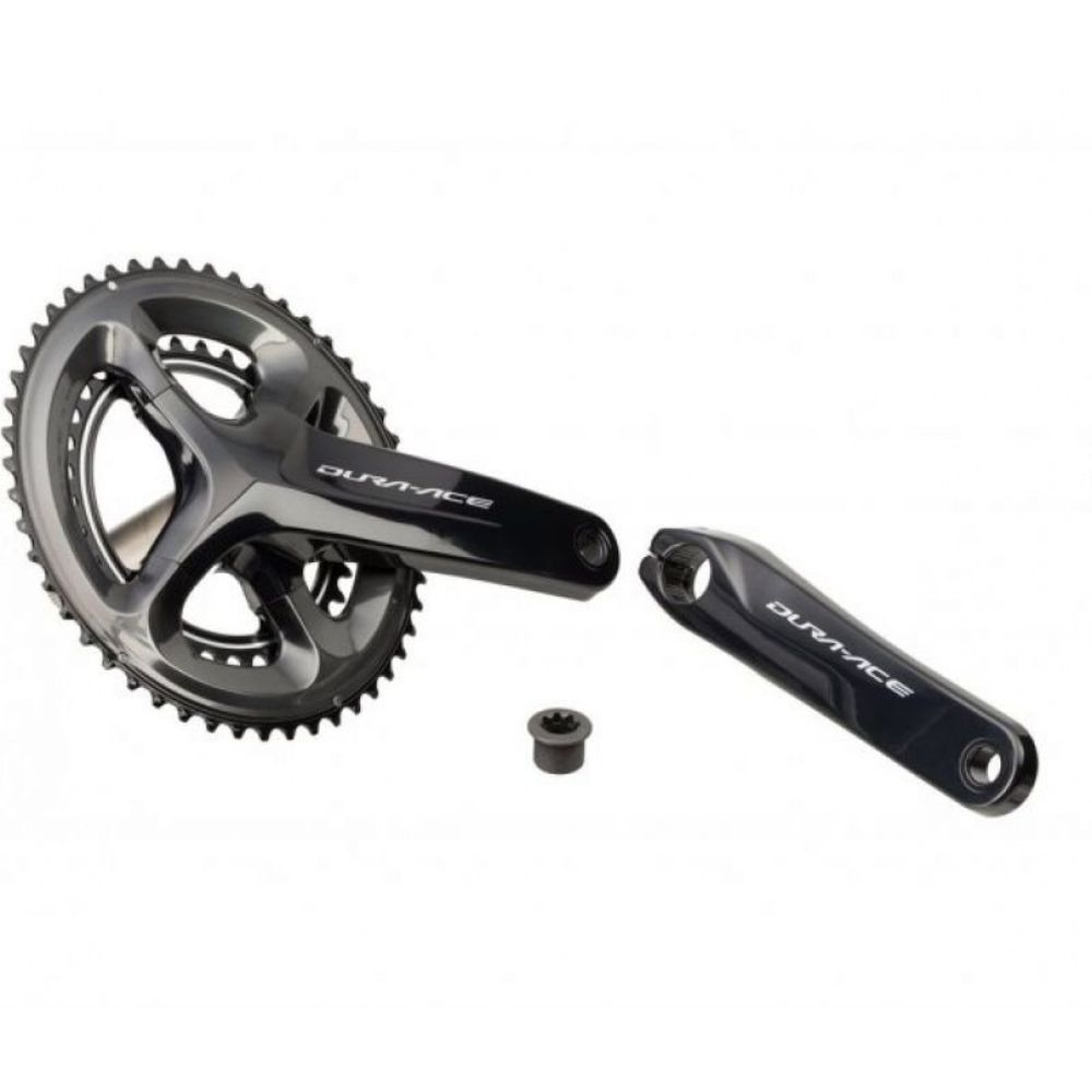 PEDIVELA SHIMANO DURA ACE FC-R9100 172,5MM C/ POTÊNCIA (36/52) - GRAFITE