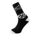 MEIA 36/38 CANO MEDIO PARTENZA PRETO/BRANCO BIKE