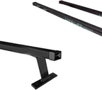 RACK DE TETO LONG LIFE AÇO P/ FURGÕES E VANS FURA TETO - BARRA 1200 MM / JAC T8 (VAN1.2) - PRETO