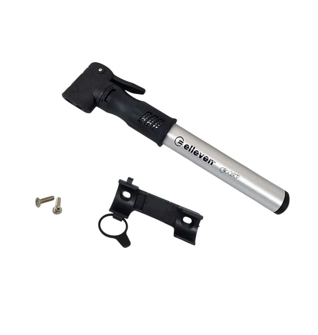 BOMBA DE AR ELLEVEN MINI BARRIL ALUMINIO BICO DUPLO 100 PSI