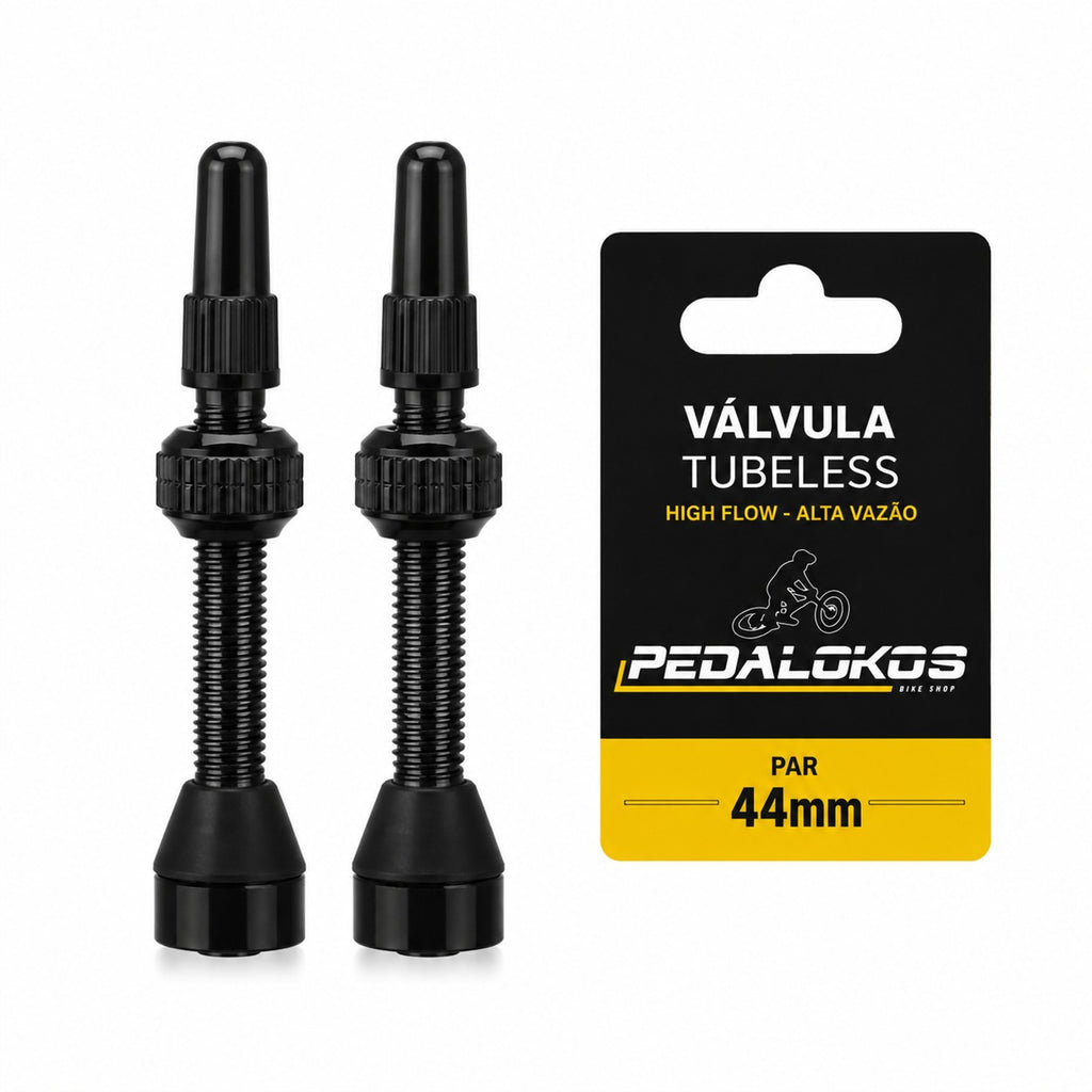 VÁLVULA TUBELESS HIGH FLOW 44MM PEDALOKOS - PAR