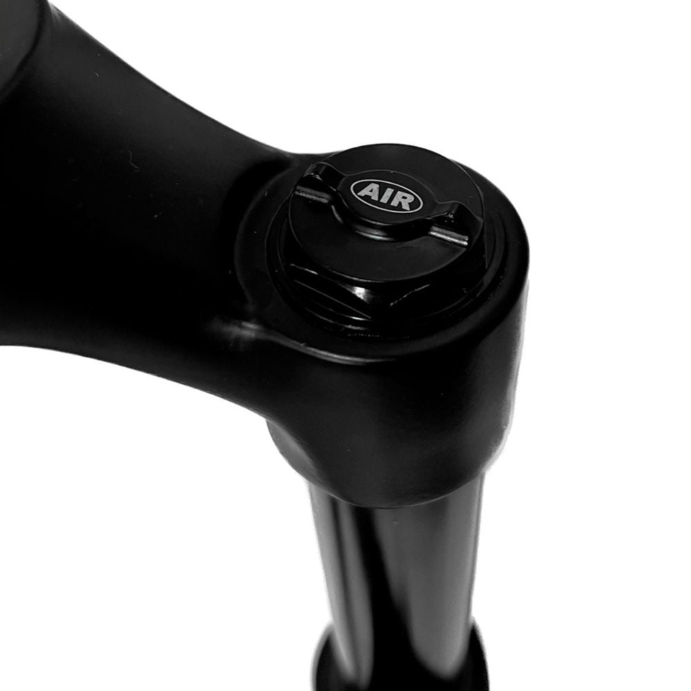 SUSPENSÃO DE BICICLETA 29 A AR ELLEVEN C/ TRAVA REMOTA 120MM CURSO - PRETO