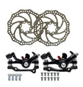 Freio A Disco Mecanico Dt/Ts Pinça+adaptador+rotor 160mm  -preto
