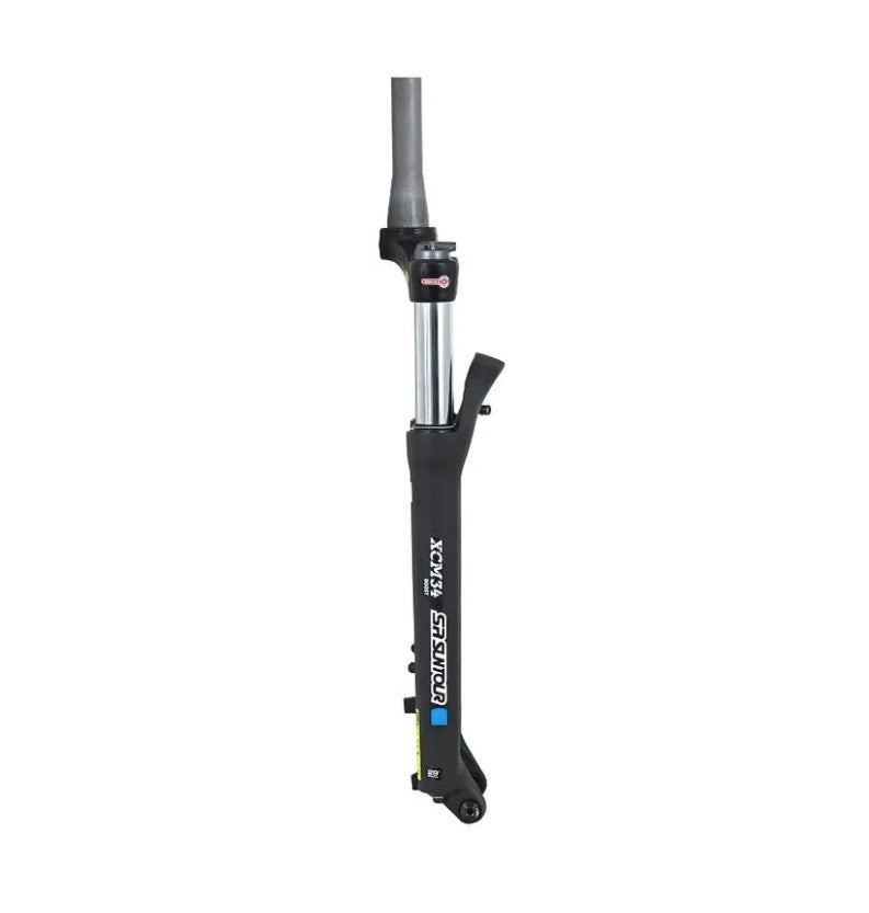SUSPENSÃO DE BICICLETA 29 AHEAD SUNTOUR XCM34 TAPERED 120MM BOOST 110X15MM TRAVA REMOTA - PRETO - TAPERED
