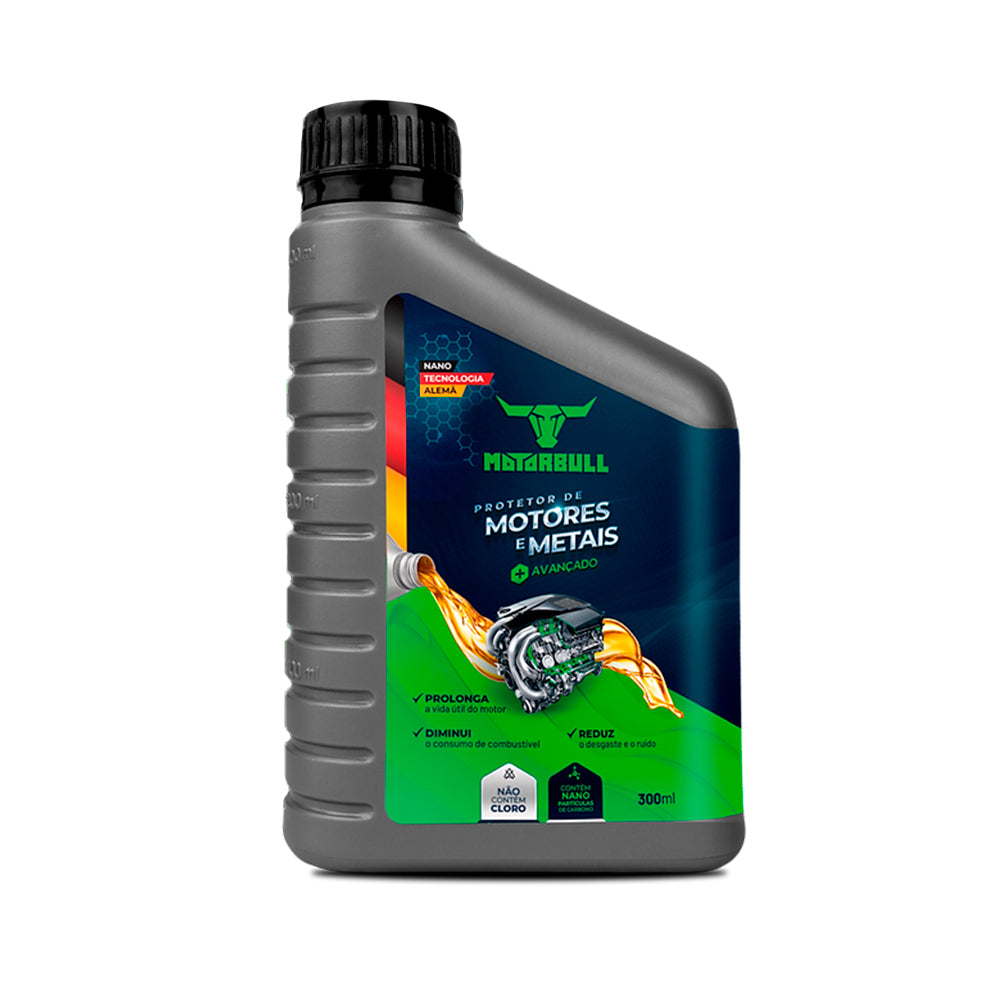 ÓLEO LUBRIFICANTE PROTETOR MOTORBULL P/ MOTORES E METAIS 300ML - 300ml